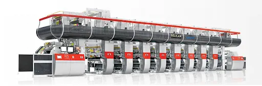 9-Colour Fully Computerized Rotogravure Machine