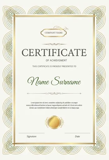 Security certificate example