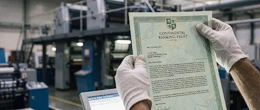 Security printing detail